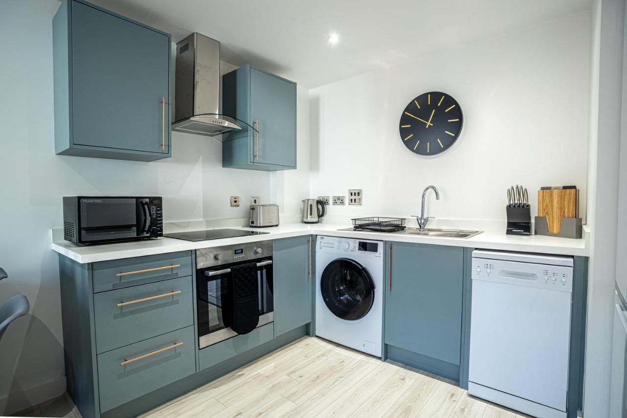 Modern Luxe 1 & 2 Bed Apts Near Granby Plaza By Sojo Stay Leicester Exterior foto